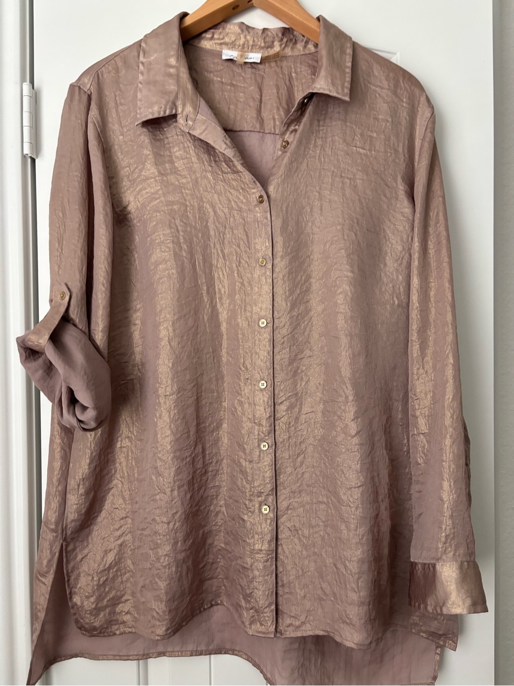 Calvin Klein Women’s Button Blouse XL